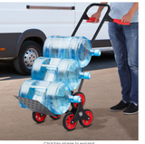 6-Wheels Climbing Stairs Trolley Hand Truck Foldable Steel Load Cart