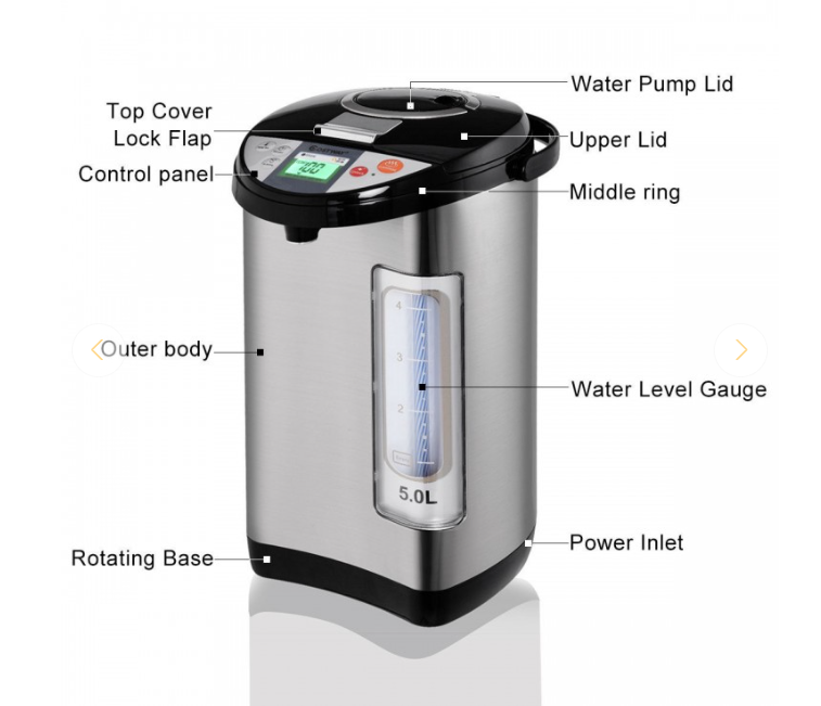 5-liter Electric LCD Water Boiler and Warmer