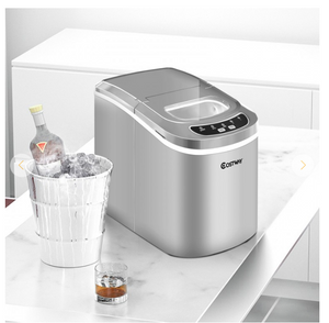 Mini Portable Electric Ice Maker Machine with Ice Scoop -  Scratch and Dent