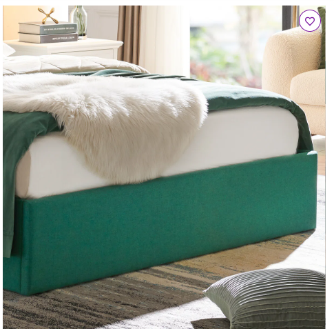 SPECIAL - Full Size Hydraulic Lift Up Storage Upholstered Platform Bed
