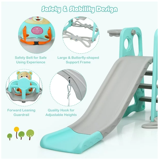 Toddler Climber and Swing Set - Missing Parts but Functional