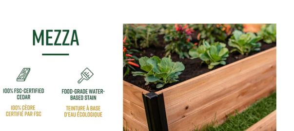 MEZZA 3x5 Keyhole Composting Garden