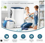 Full-automatic Washing Machine 7.7 lbs Washer / Spinner Germicidal