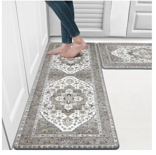 Kitchen Mats - Joplyn Anti-Fatigue Non-Skid Waterproof (Set of 2)