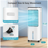 4-in-1 Evaporative Air Cooler with 12L Water Tank