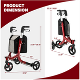 No Tax,  SPECIAL, 3-Wheel Rolling Walker with Adjustable Handle