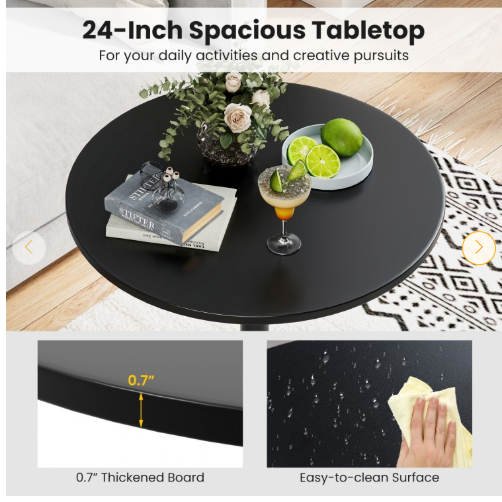 SPECIAL - 24 Inch Round Bistro Pub Table (Scratch and Dent)