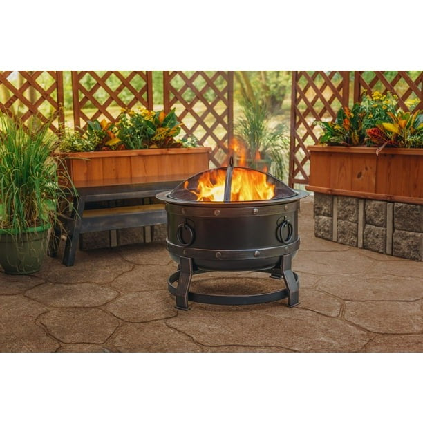 Pleasant Hearth Killian Fire Pit *UNASSEMBLED/IN BOX*