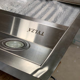 Tylza 30" Insert Range Hood 900 CFM , Charcoal Filter, remote, scratch & dent two corners