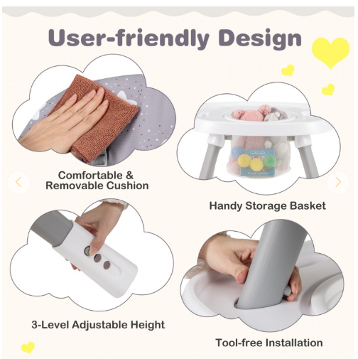 16-in-1 Convertible Baby High Chair for Babies and Toddlers