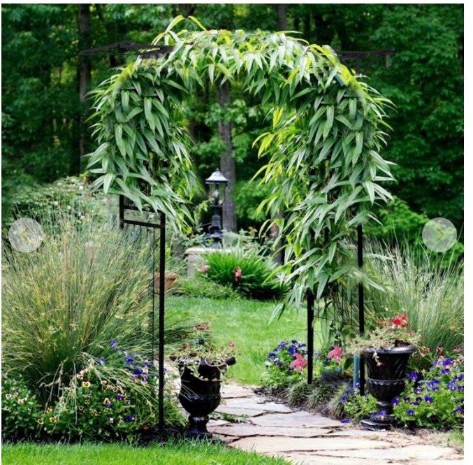 81 x 81 x 20 Inch Metal Garden Arch for Various Climbing Plant - Unassembled