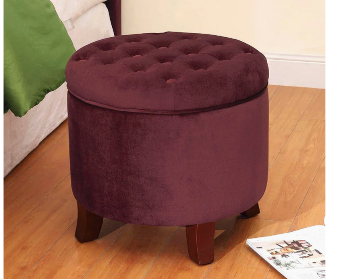 Paymar Velvet Ottoman