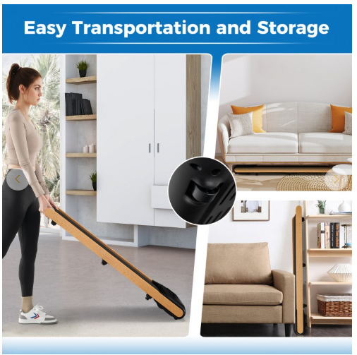 SPECIAL - 3-in-1 Walking Pad with Remote and Smart APP Control for Home Office (Max 220lbs) (Ours is light Grey in Front)