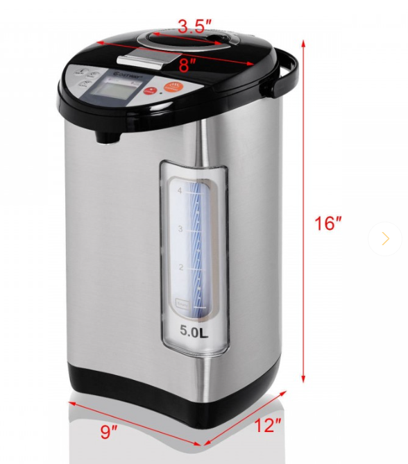 5-liter Electric LCD Water Boiler and Warmer