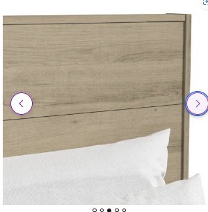 SPECIAL - Queen Size Allyannah Platform Bed With Headboard
