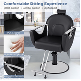 *SPECIAL * - 360°Swivel Reclining Salon Chair for Hair Stylist (DEFECTIVE PUMP)