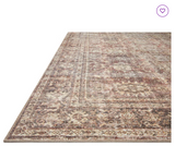 10' x 14' - Georgie Oriental Bordeaux/Antique Area Rug