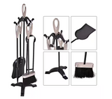 *SPECIAL* - 5-Piece Stylish Iron Fireplace Tools Set