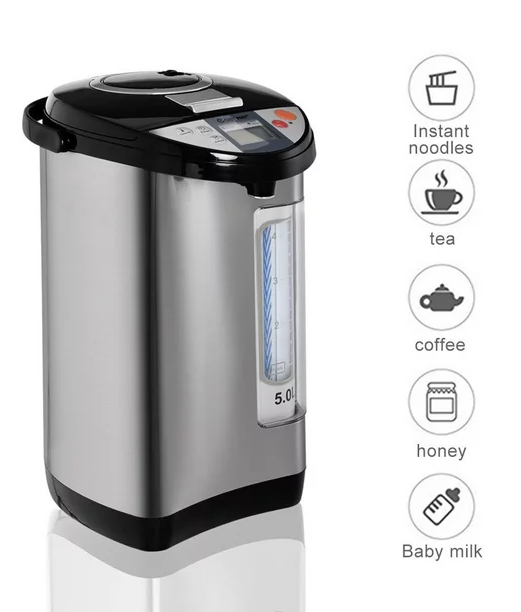 5L LCD Water Boiler & Warmer Electric Hot Pot Kettle Hot Water Dispenser