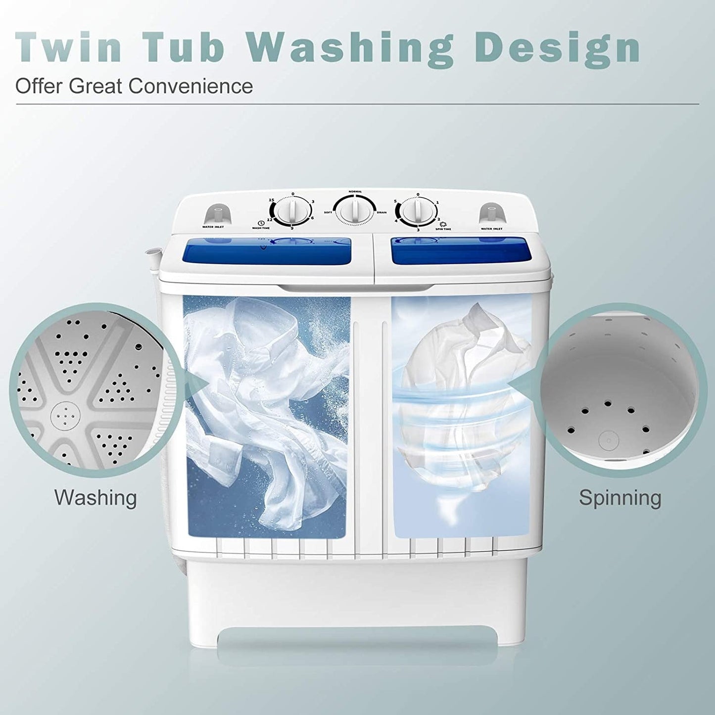 Copy of *SPECIAL* 20Lb Portable Washing Machine *TESTED*