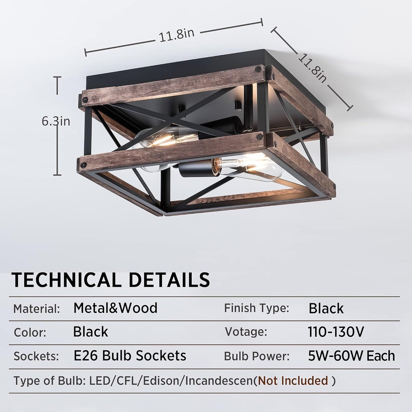 Mayful Flush Mount Light Fixture