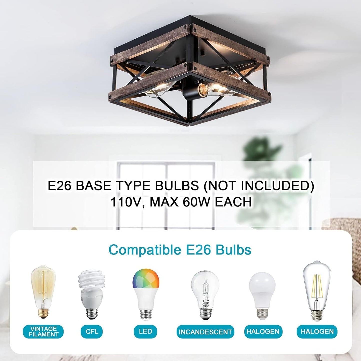 Mayful Flush Mount Light Fixture