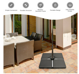 *SPECIAL* - 4 Pieces Square Fillable Patio Umbrella Base Set