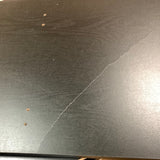 SPECIAL, desk in  a box, surface crack is on bottom side so will not show, black