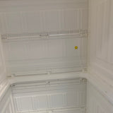 40.9” x 19.7” x 53.5”Foldable Plastic Closet with doors, assembled, special, small crack in back