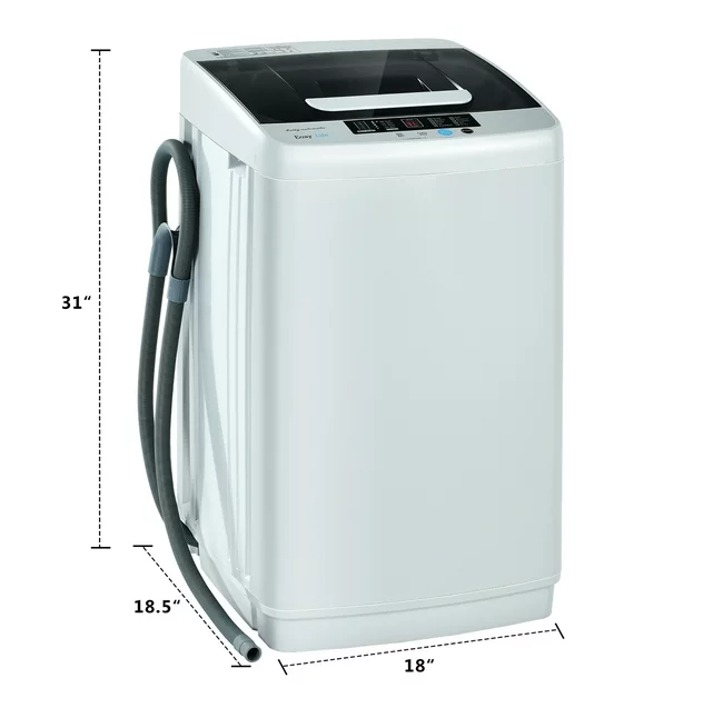 Full-Automatic Laundry Washing Machine 8.8lbs Spin Washer & Air Dryer - Customer Return