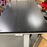 Electric adjustable height desk, new replacement top installed, Scratches on Top Surface