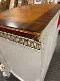 Victorian Style Nightstand with 2 drawers, Scratch & Dent Special