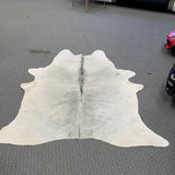 Plainsboro Handmade Cowhide Grey Rug