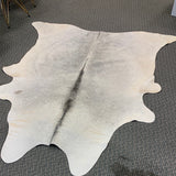 Plainsboro Handmade Cowhide Grey Rug