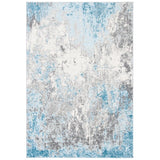 Eslinger Performance Grey / Blue Rug - 12 X 18