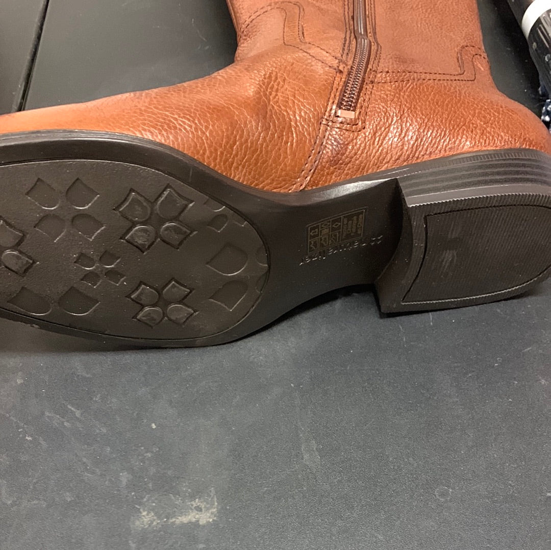 Johanna, Banana Bread,  Tall Leather Boot, size 8.5m