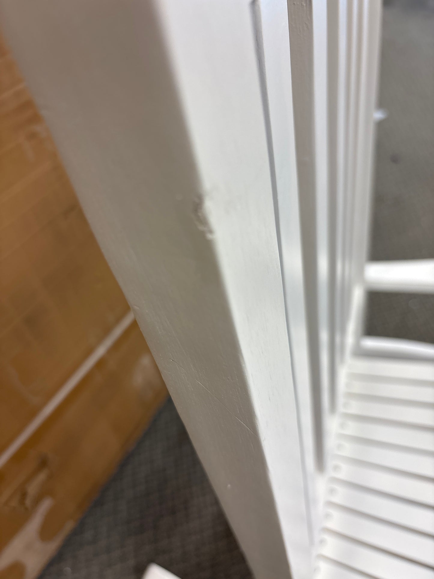 Indoor Outdoor Wooden High Back Rocking Chair, fully assemble, MINOR SCRATCH & DENT