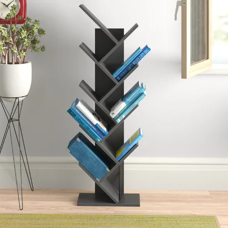 Faircloth 50'' H x 15.7'' W 9-Tier Etagere Bookshelf*scratch and dent*