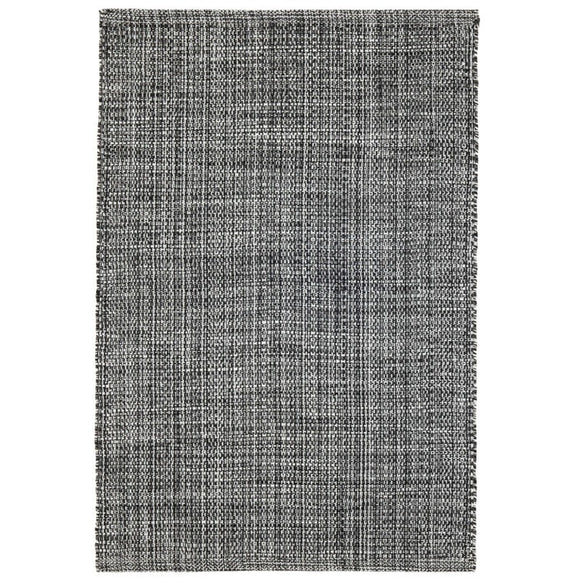 Fusion Handmade Handwoven Black Indoor/Outdoor Rug - 8 X 10