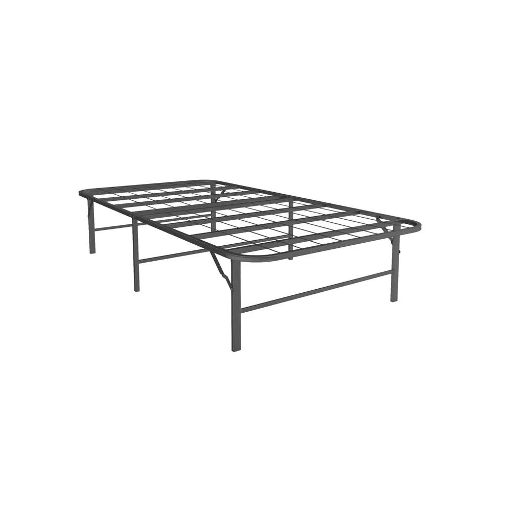 TWIN Metal Platform Bed Foundation - Black