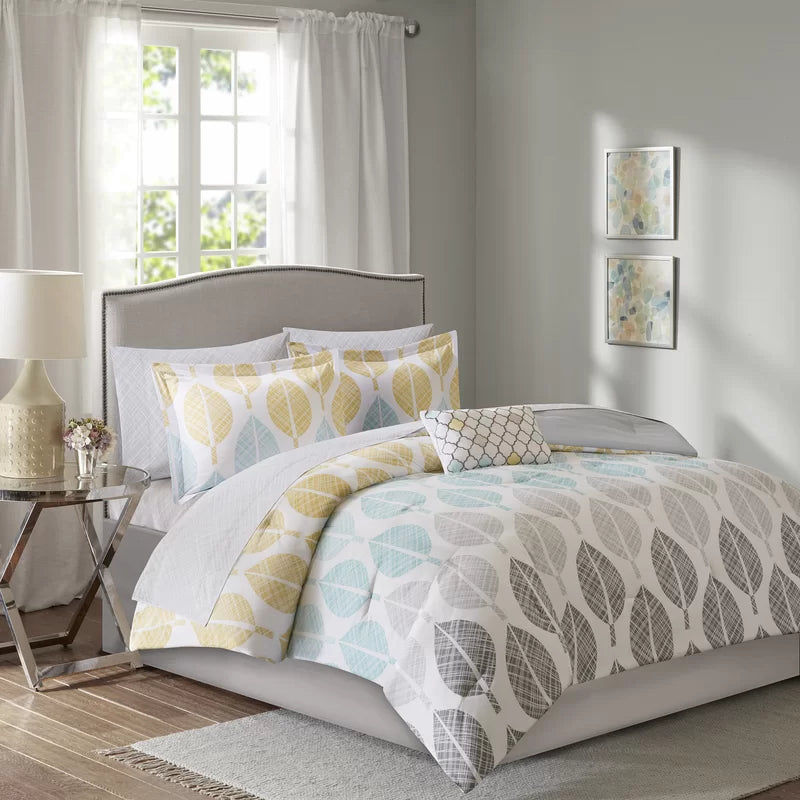 Twin Comforter + 6 Additional Pieces Comforter Set with Cotton Bed Sheets