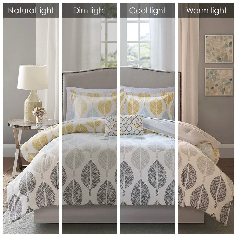 Twin Comforter + 6 Additional Pieces Comforter Set with Cotton Bed Sheets