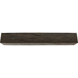 Hand Hewn Faux Wood Fireplace Mantel