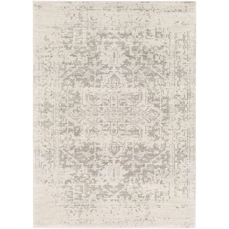 Hillsby Performance Charcoal/Medium Grey/Light Beige Rug - 9 X 12'6