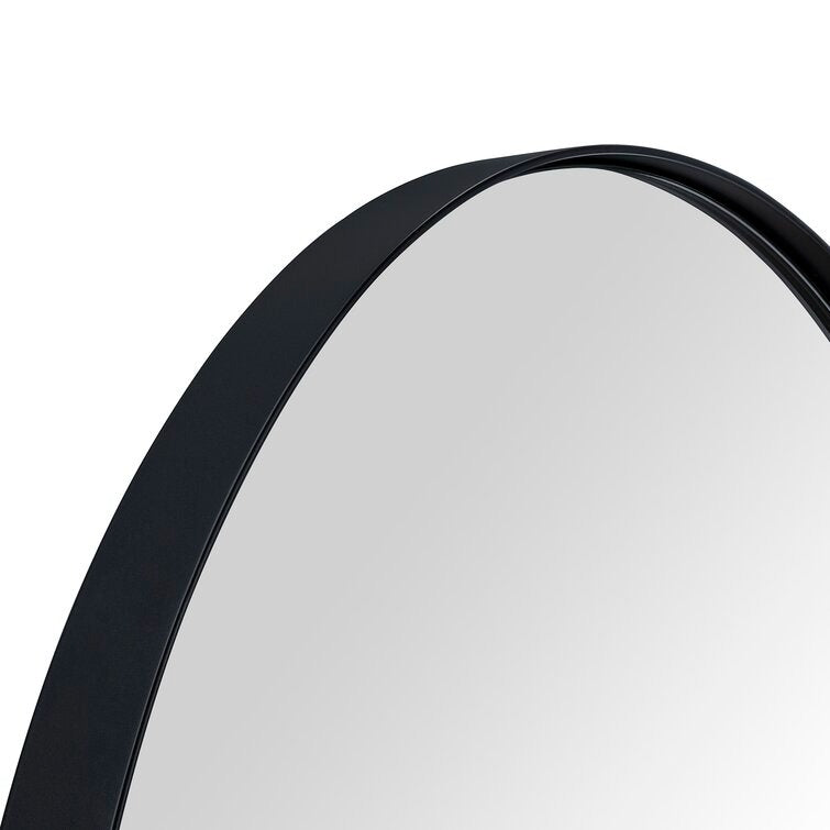 Javell Oval Metal Wall Mirror