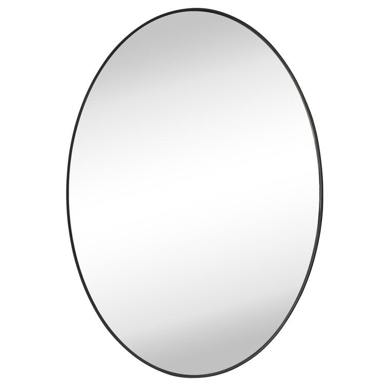 Javell Oval Metal Wall Mirror
