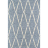 River Geometric Handmade Flatweave Area Rug - 7'6 X 9'6