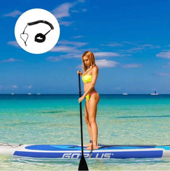 11ft Inflatable Stand Up Paddle Board 6'' Thick W/Backpack Leash Aluminum Paddle