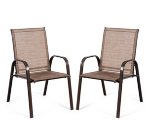 SPECIAL, 2PCS Patio Chairs Dining Chair Deck Yard