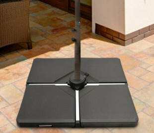 offset umbrella base, 4 piece